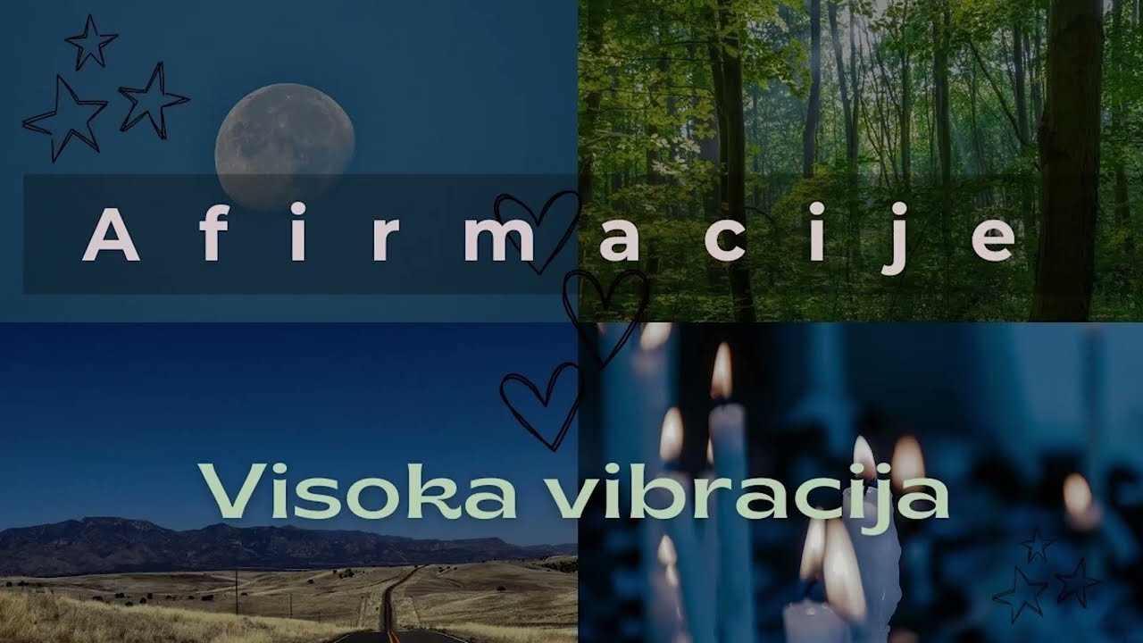 Afirmacije⭐Lavina riječi 🌜Visoke Vibracije🌛