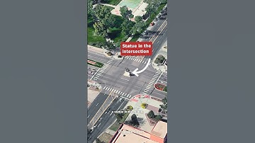 Before & After of this Strange Intersection