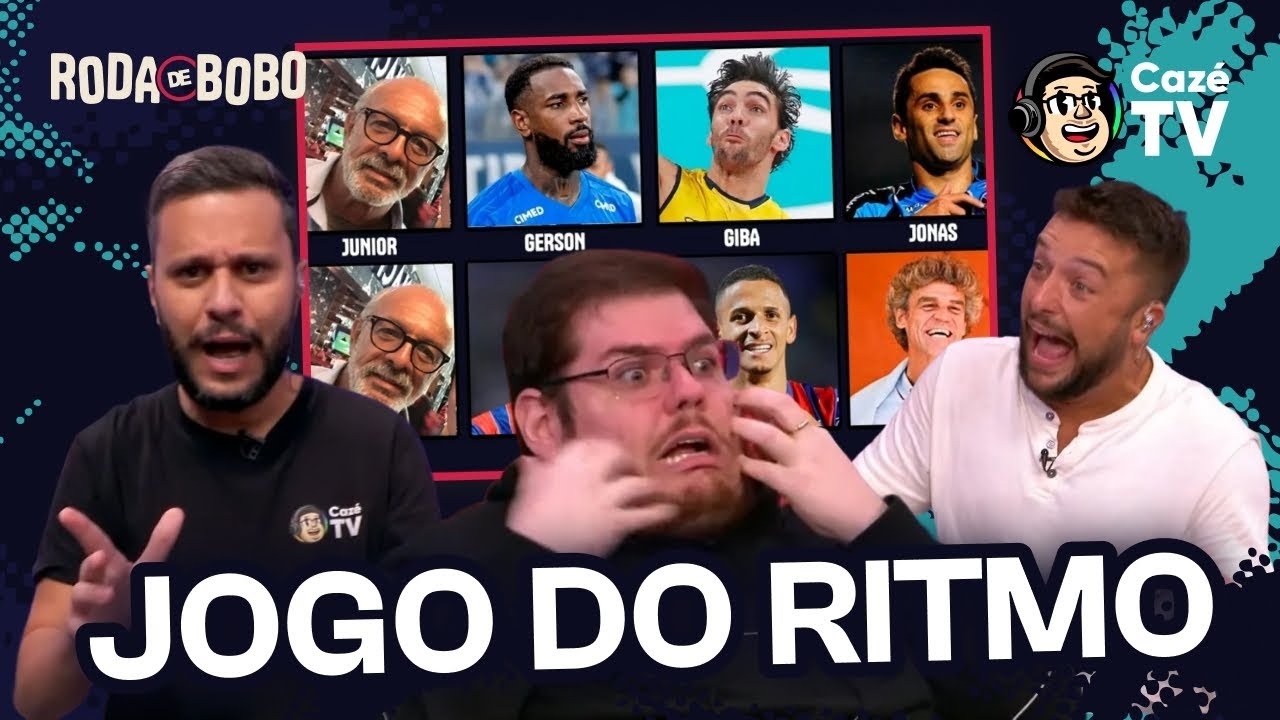 DESAFIO DO RITMO! CAZÉ, LUIS, IGOR RODRIGUES E DONAN DISPUTAM QUEM SE ENROLA MENOS | RODA DE BOBO