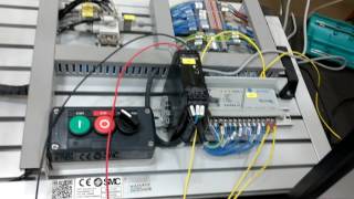 Electro-pneumatic using PLC