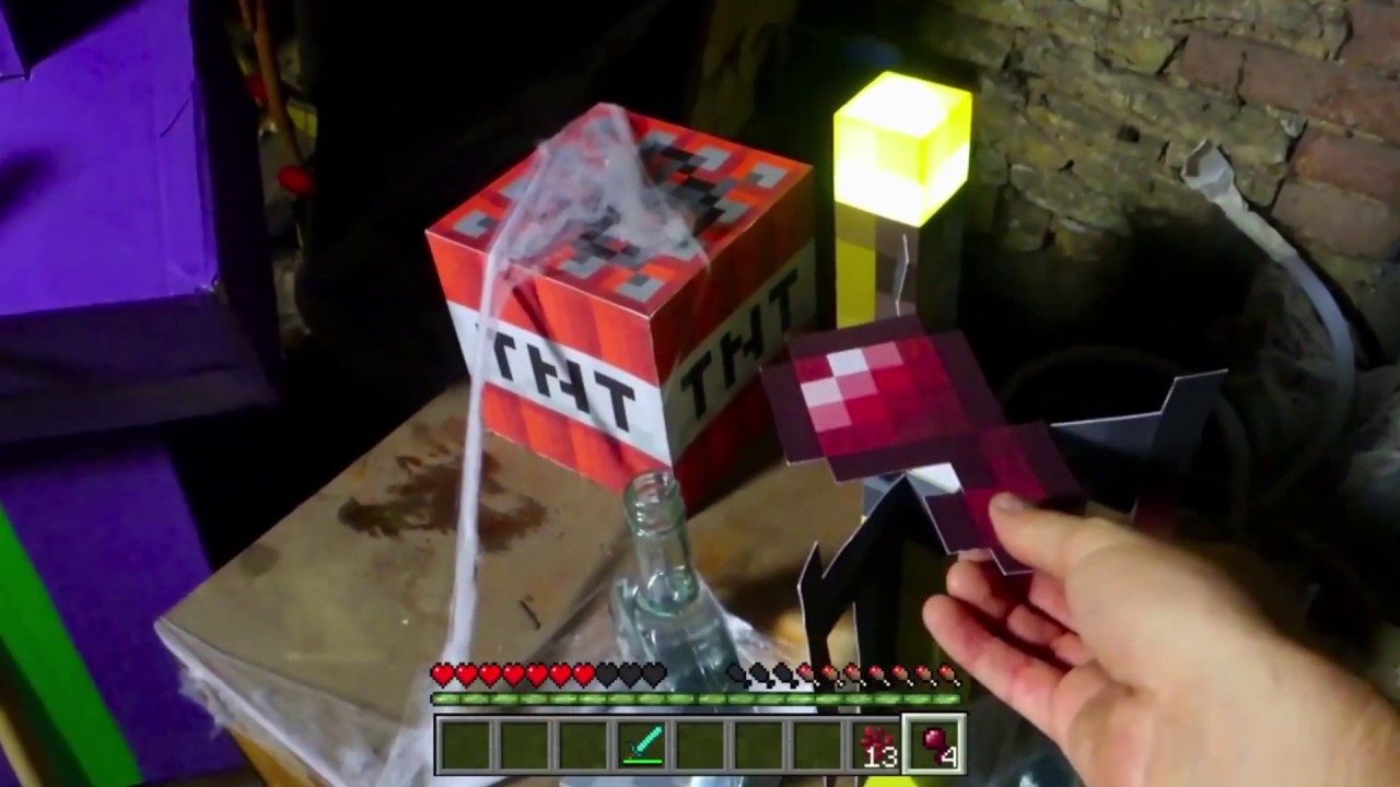 realistic minecraft in real life irl animation top 5 best epizode kill ghast