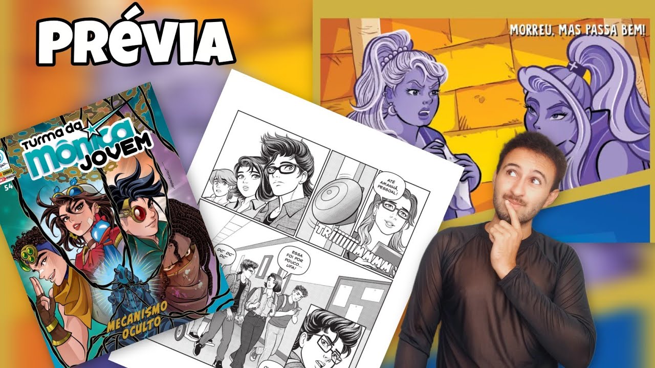 PRÉVIA: Morreu Mas Passa Bem - Turma da Mônica jovem N° 54 - 3° série 
