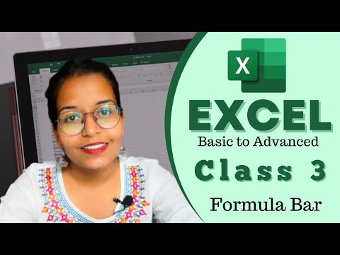 Class 3 | Excel Series | Basic to Advanced | Formula Bar | @techdidi10 ...