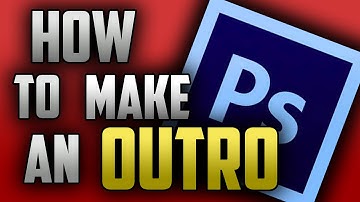 How To Make An OUTRO In Photoshop 2015/2016! (Outro Tutorial Photoshop)