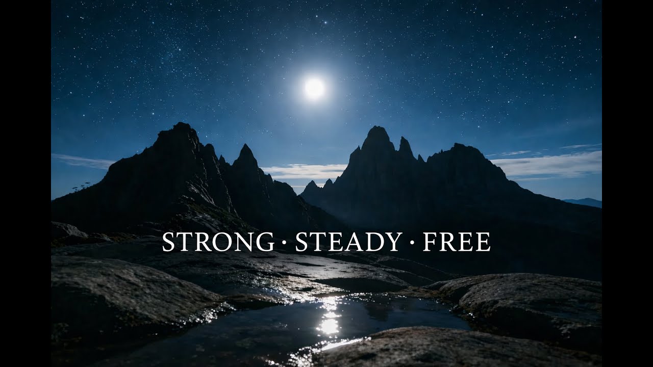 Strong, Steady & Free  | First Ray of Power | Cinematic Meditative Journey | Lyric Video