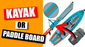 Kayak or Paddle Board? Can"t Decide? - ✅ Check this Convertible Kayak and Paddle Board.