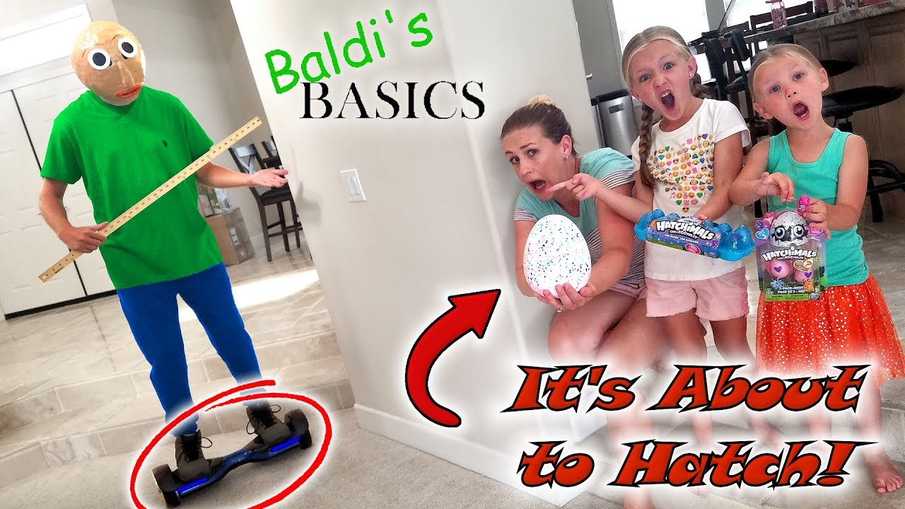 Baldi S Basics In Real Life Steals Our Hatchibaby Hoverboard
