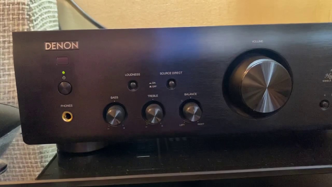 Демонстрация работы Denon PMA-720AE