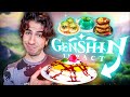 Sobreviviendo 24 horas con Recetas de Genshin Impact