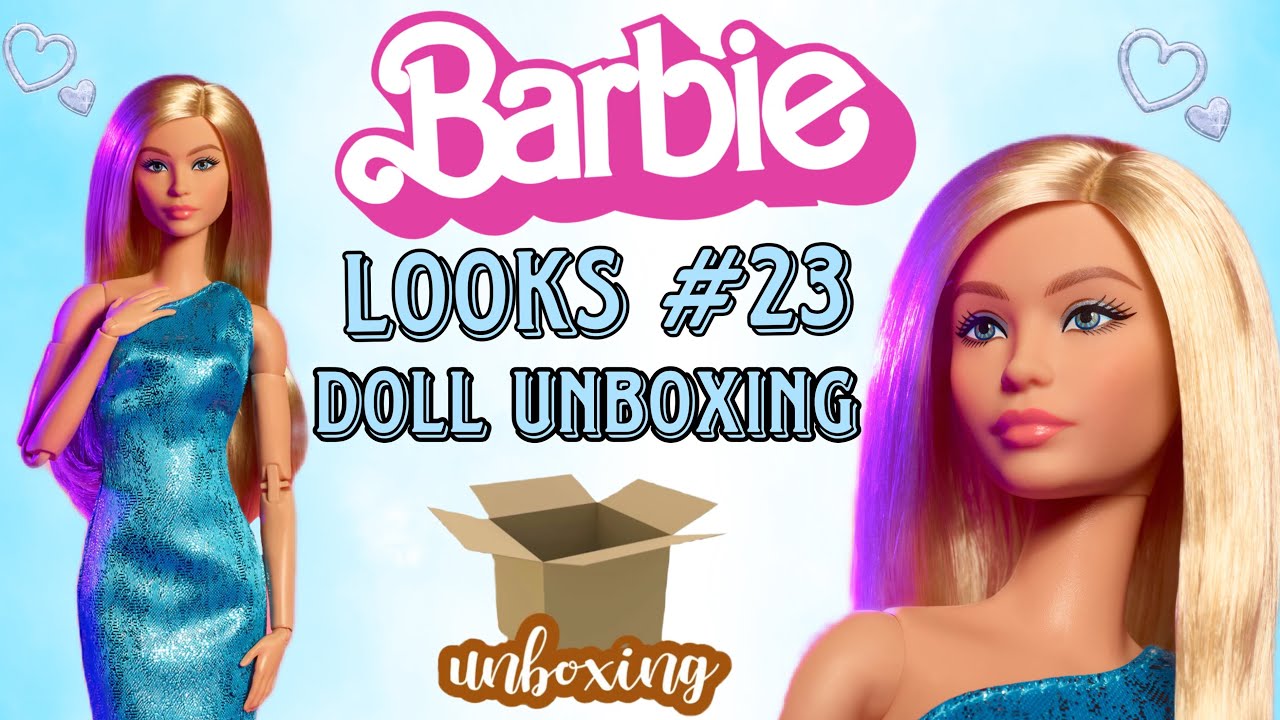 Barbie Looks #23 doll Unboxing 💙 - YouTube
