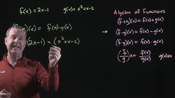 Combining Functions - Subtraction