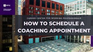 How To Schedule a Coaching Appointment