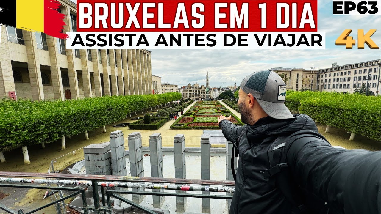 O Que Fazer em Bruxelas? Roteiro Completo de 1 dia 🇧🇪✨ Viajando na Bélgica durante a volta ao mundo🔥