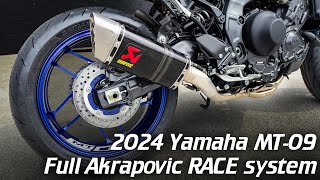 2024 Yamaha MT-09 Akrapovic Racing Line Exhaust