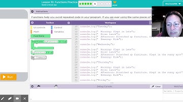 Unit 4 Lesson 10 - Functions Practice Demonstration