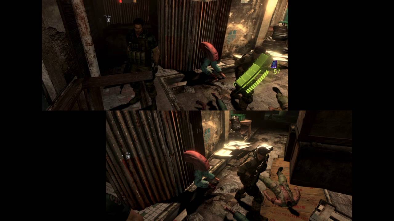 RESIDENT EVIL 6 Zombie having a rave