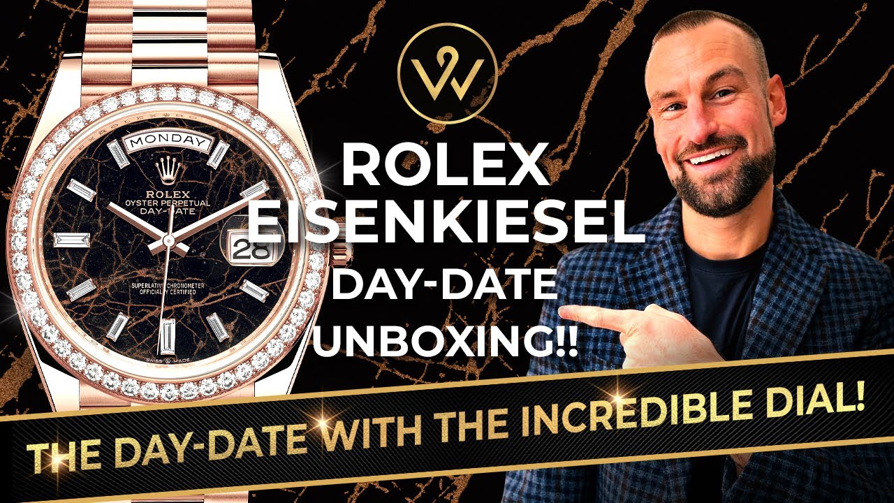 Unboxing The Rolex Day-Date ‘Eisenkiesel’ Dial 228345RBR - Official Watches