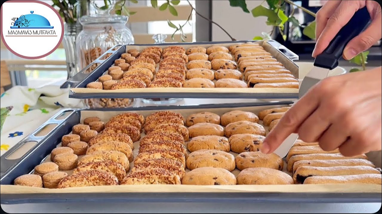 MUHTEŞEM🔝TEK HAMUR 4 KURABİYE 📍AT BUZLUĞA SONRA PİŞİR-Bu Kurabiye Hamuru Garantidir*