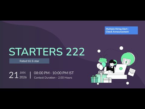 Popcorn Buying Codechef Solution || Starter 222 Contest Solution #codechef #program #python