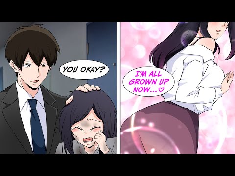 [Manga Dub] I helped a worn out girl... 10 years later, the new girl at work... [RomCom]