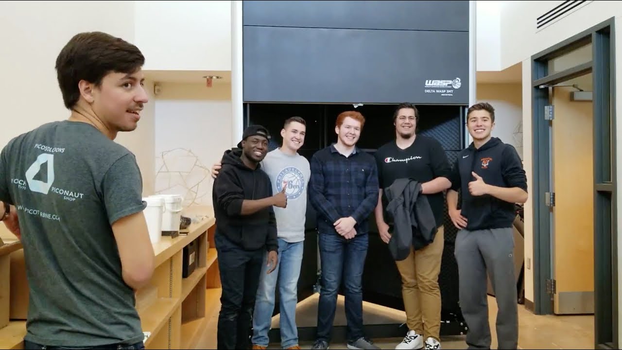 Timelapse build of Delta WASP 3MT Industrial 3D Printer - YouTube