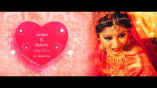 Save the date Invitation | Pink hearts Wedding Invitation video | BGM |Inspire Studio Invicreator screenshot 1