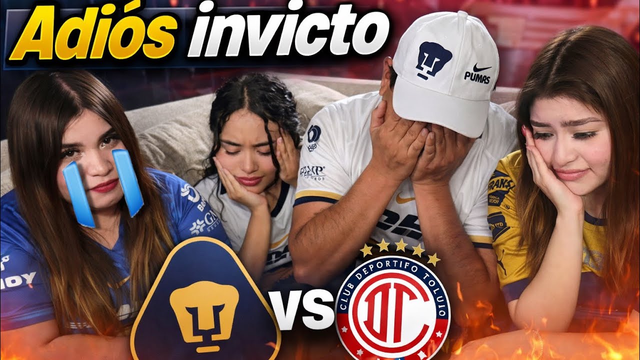 Adiós al invicto, reacción Pumas 2-3 Toluca - Familia Puma 