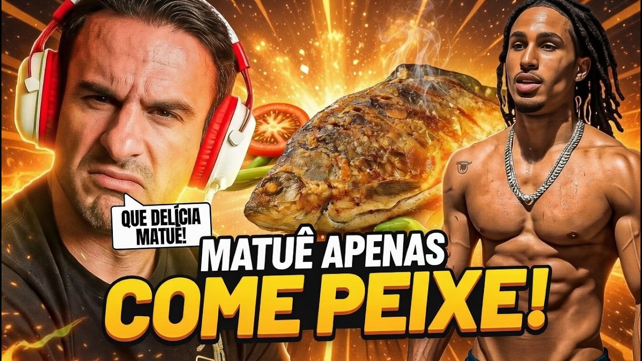 MATUÊ DIZ QUE NÃO COME CARNE E XANDÃO AVALIA O SHAPE