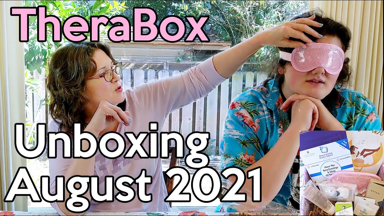 TheraBox August 2021 Unboxing and Review Self-Care Subscription Box
