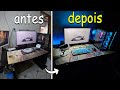 REFORMEI Meu setup gamer INTEIRO (virou outro setup)