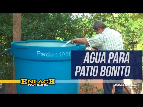 Sec. medio ambiente suministra agua a Patio Bonito