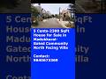 5 Cents-2300 SqFt-3 BHK House for Sale in Madukkarai-Gated Community #houseforsaleincoimbatore