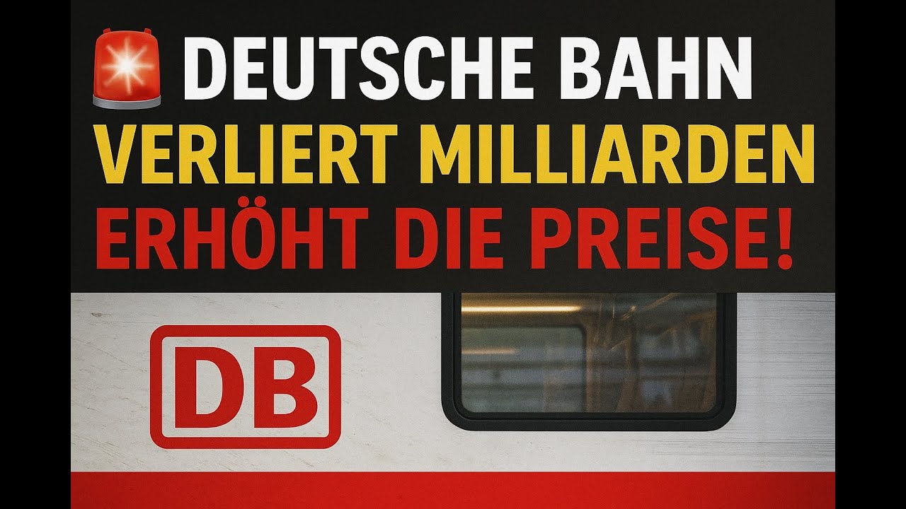 🚨 Deutsche Bahn verliert Milliarden – und erhöht die Preise!