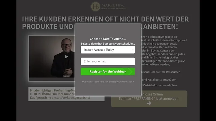 Create your own designed webinar landing pages & registration pages with WebinarIgnition