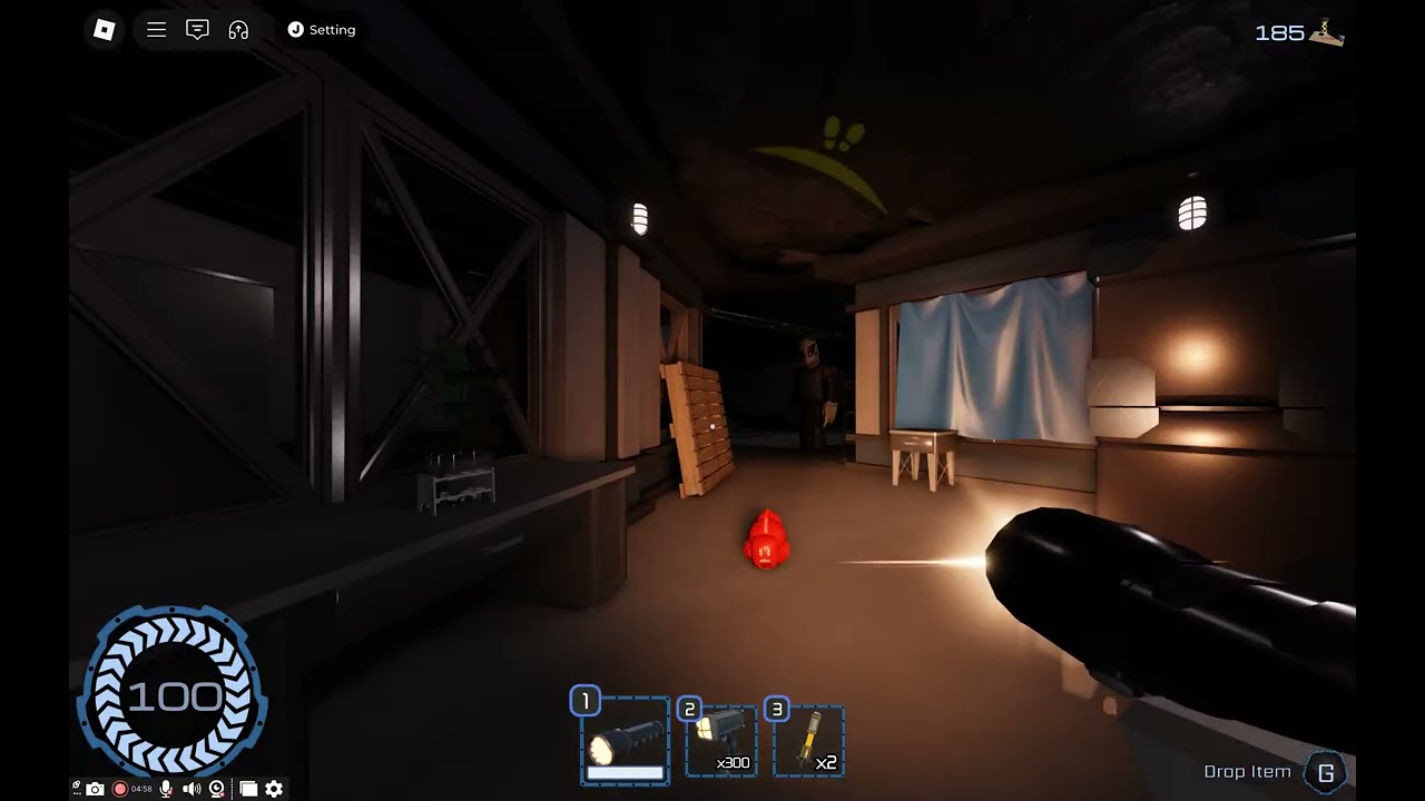 attempting to win the hunted in pressure.