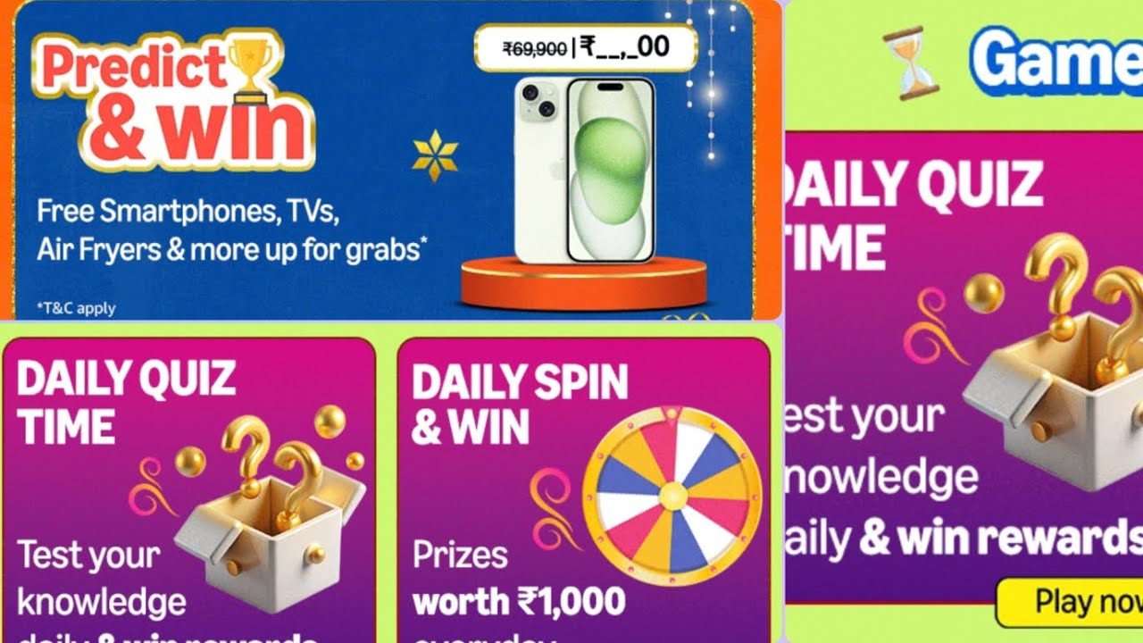 Amazon Predict & Win Quiz Answer Today I Amazon Quiz Answer Today I Daily Quiz Answer Today