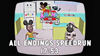 Amanda the Adventurer All Endings Speedrun [17:53]