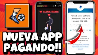 NUEVA APP!! 😱 [Soccer Earn] ⚽️ 💸 APLICACIÓN PARA GANAR DINERO FÁCIL A PAYPAL 2021 [$0.02] 🤑🔥 screenshot 4