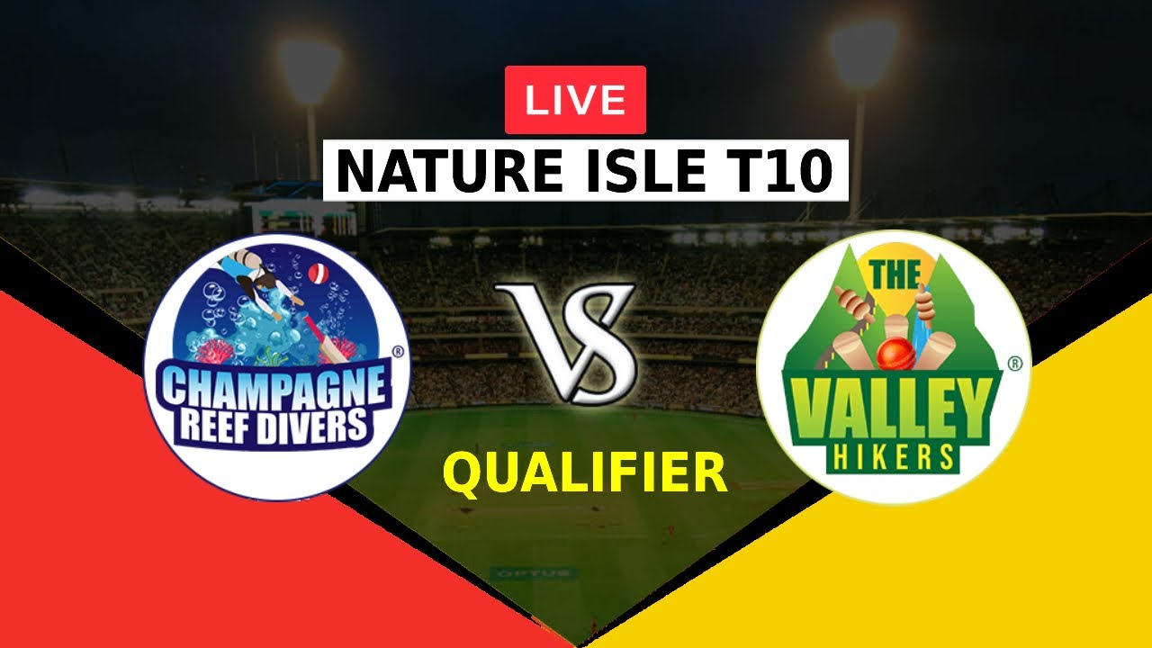 🔴LIVE CRD VS TVH | QUALIFIER | NATURE ISLE T10 2023 | CHAMPAGNE REEF DIVERS VS THE VALLEY HIKERS T10