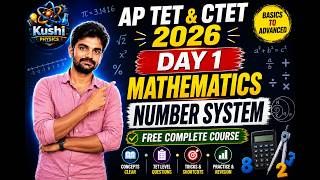 AP TET &amp; CTET 2026 | Day 1 Mathematics | Number System | Prime, GCD, Co-Primes &amp; Palindrome Numbers