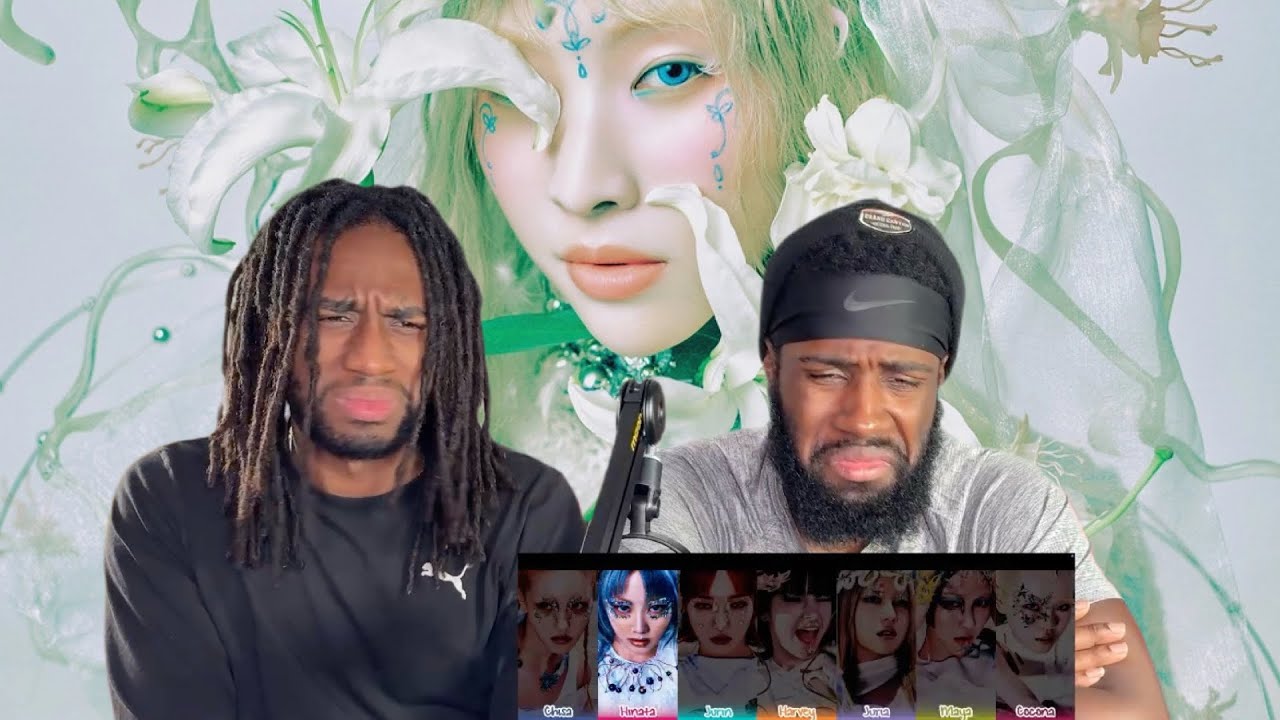 XG IN THE RAIN REACTION (COLOR CODED LYRICS)