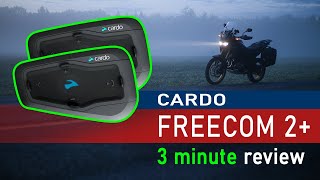 Cardo Freecom 2+ headset Review
