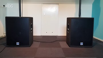 Speaker Test DB Technologies Opera 302 Lyric tops Dynacord A151 Subs Behringer Amp
