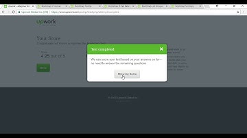 UpWork Bootstrap Test Answers 2017 TOP 20% (4.25 out of 5)