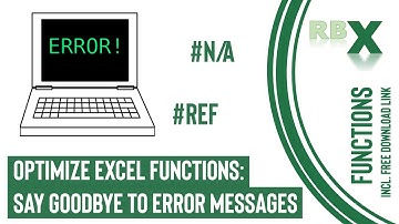 Optimize Excel Functions: Say Goodbye to Error Messages