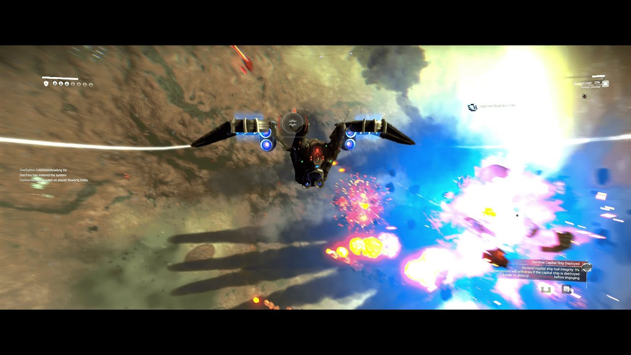 No Man's Sky but you're completely OP for an hour. OMEGA gameplay w/ MODS