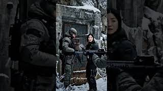 Secret Entrance Carved Inside the Rock❄️🛤🏕 #survival