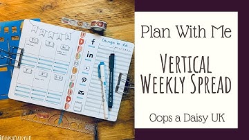 Plan With Me | Weekly Spread in my Bullet Journal 💜 (Stencil Used: SE02)