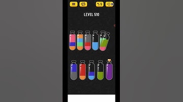 Soda Sort Water Color Puzzle Level 510 Gameplay
