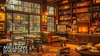 Relaxing Morning at Cozy Coffee Shop Ambience with Smooth Jazz Background Music for Stress Relief